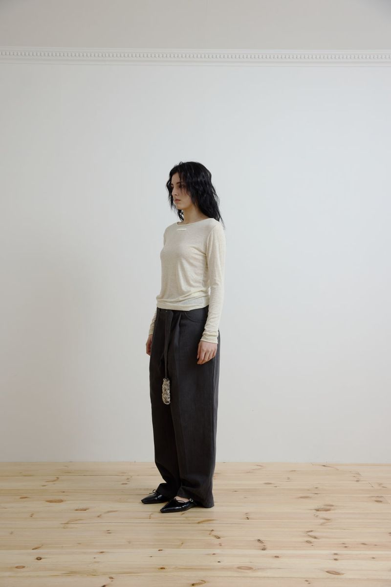 OHA BASIC TEE (LIGHT-BEIGE)