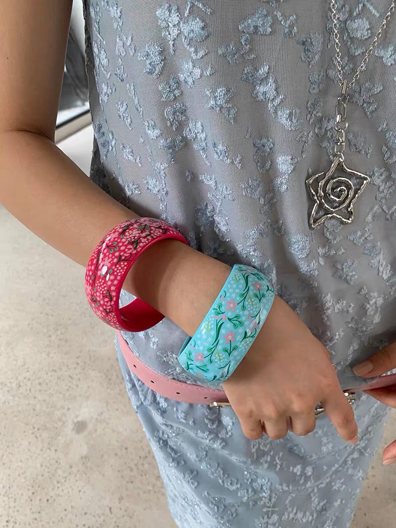 House of haus（ハウス オブ ハウス）の「Flower pop color bangle(5c)（Accessories）」