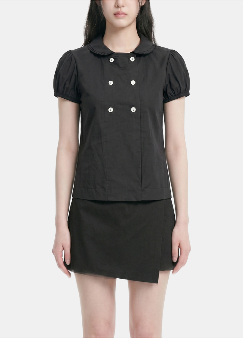 Vira Round Collar Blouse