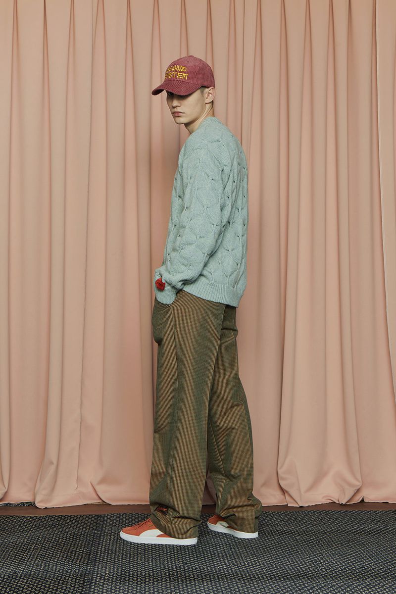 EMBOSSING CLOVER KNIT / MINT