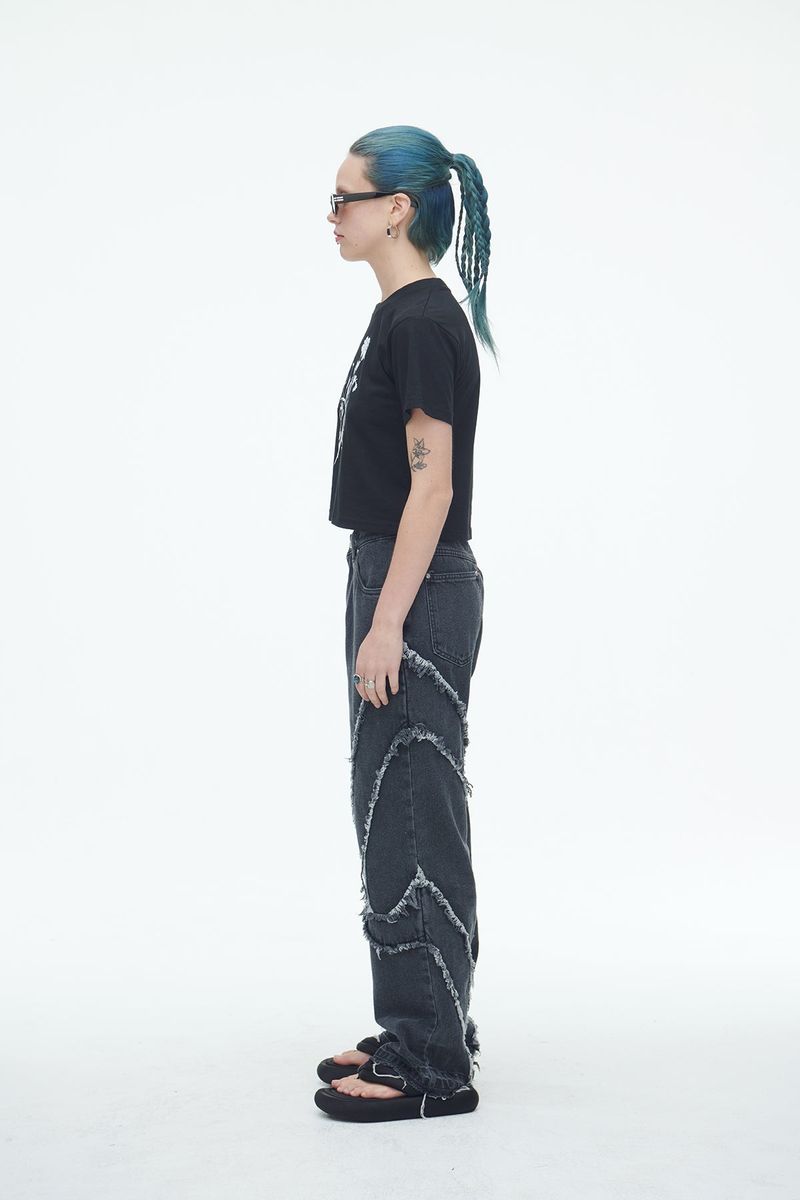 Comma Denim Pants Grey