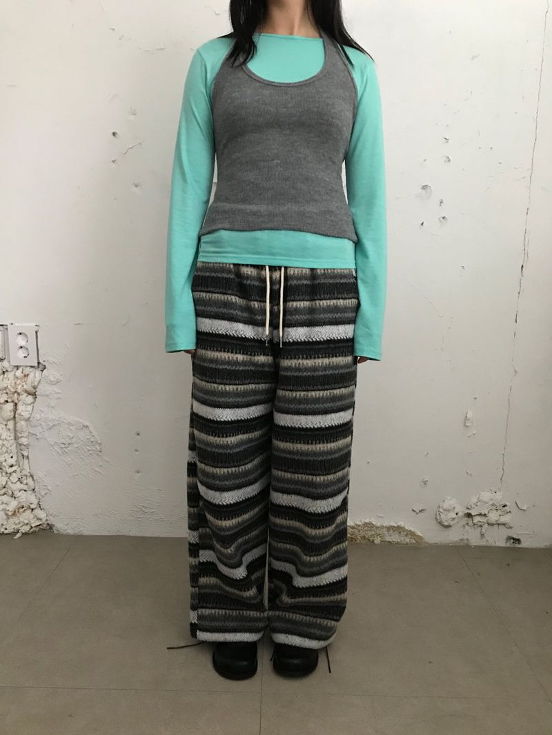 Halter Neck Tank Top (4color)