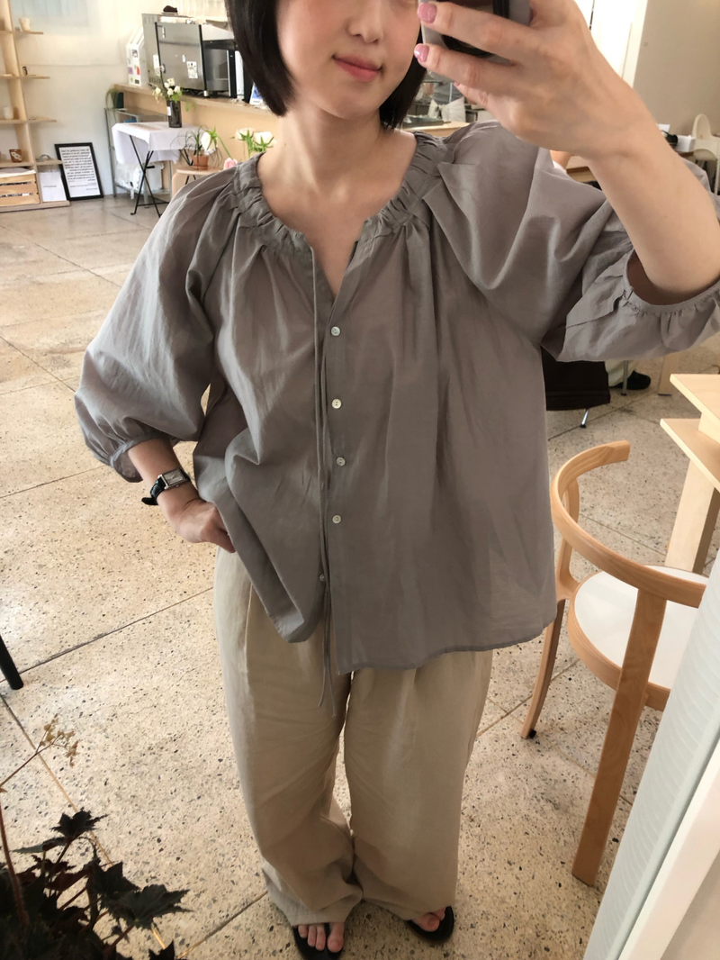 seymour（セイモア）の「Time string blouse（Tops）」