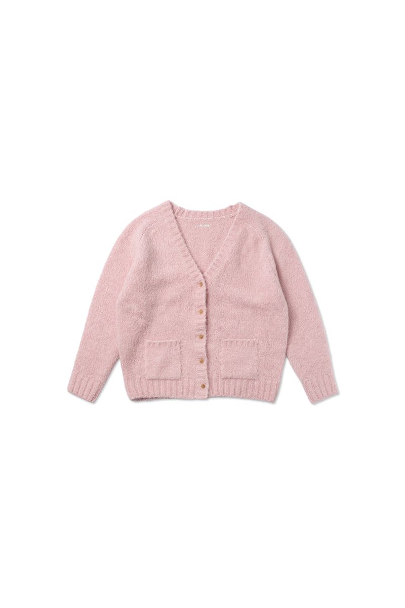 Softy alpaca cardigan_pink