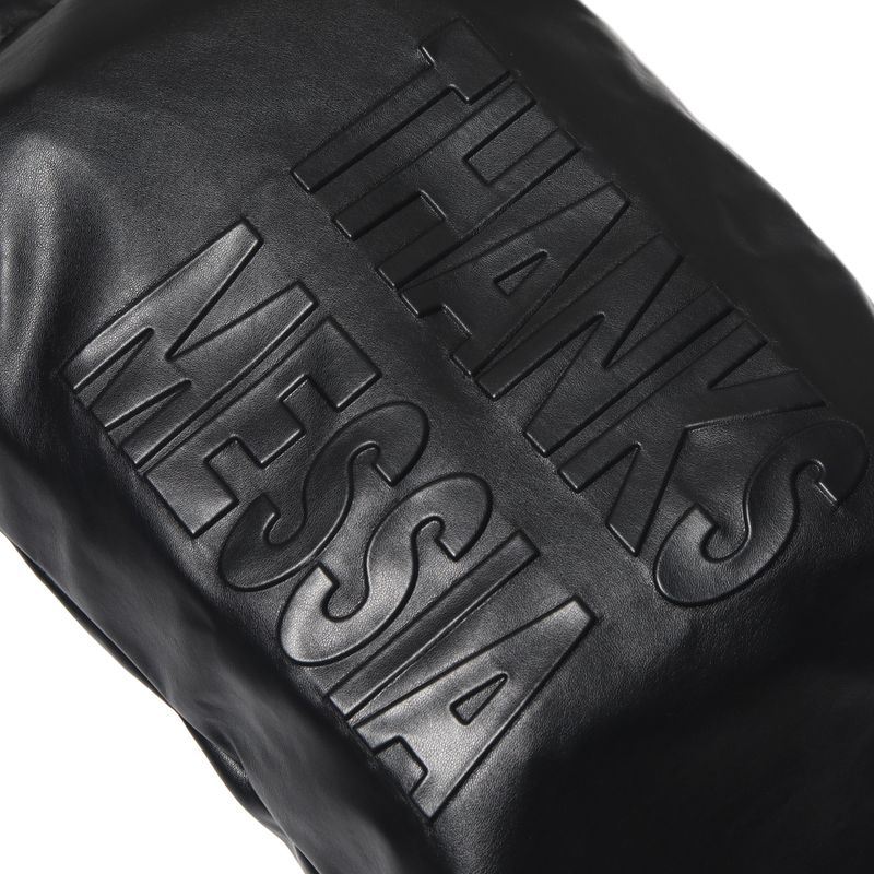 LEATHER TRANSFOAM BAG-BLACK