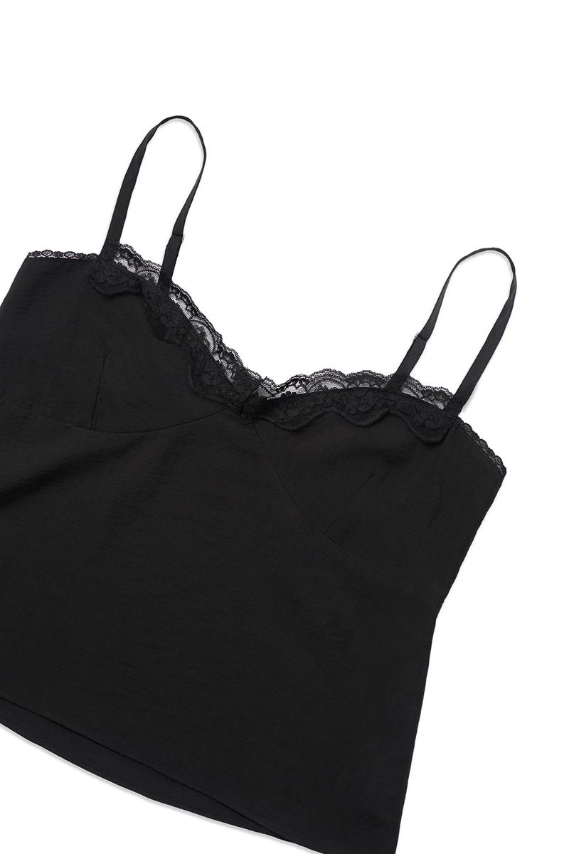 Sleek lace sleeveless_black