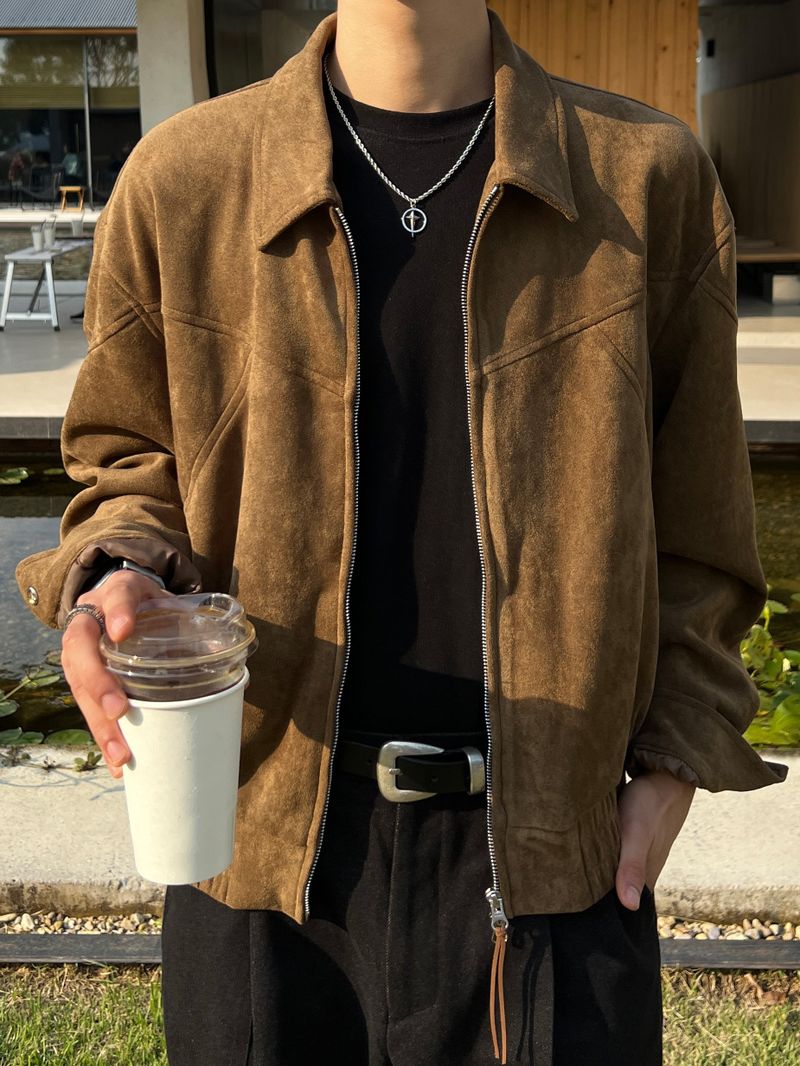 Fidel Seam Suede Jacket (3 colors)
