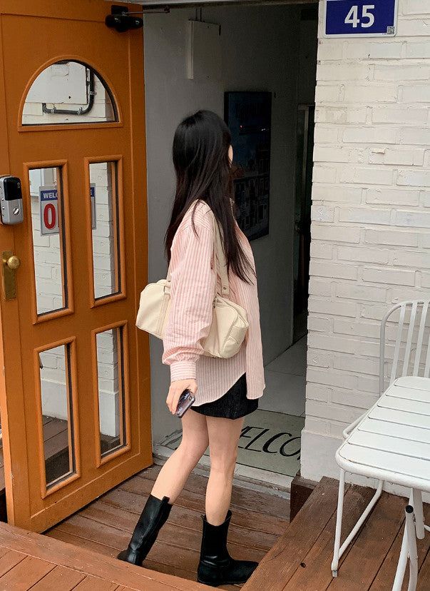 Classic Denim Mini Skirt (2color)