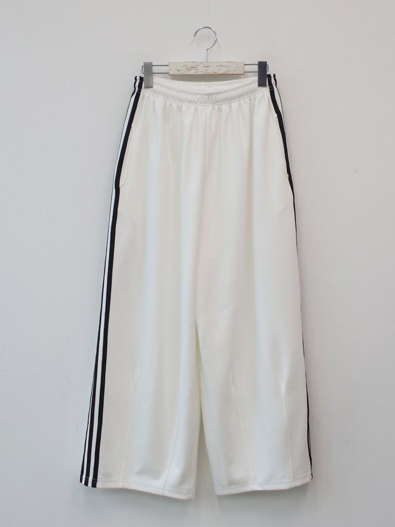 pintuck track pants