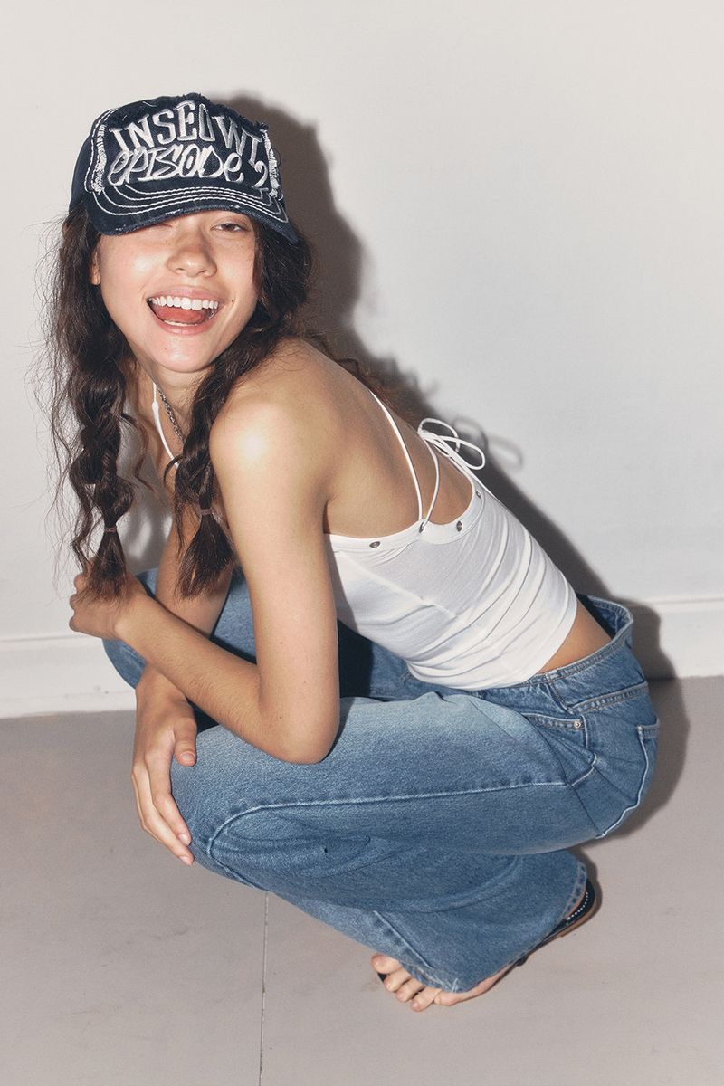 WASHED STITCH BALL CAP 