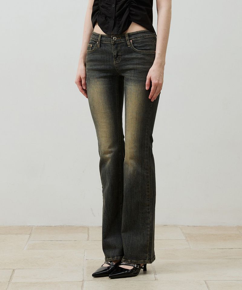 CIEL BOOTCUT DENIM PANTS / BLUE