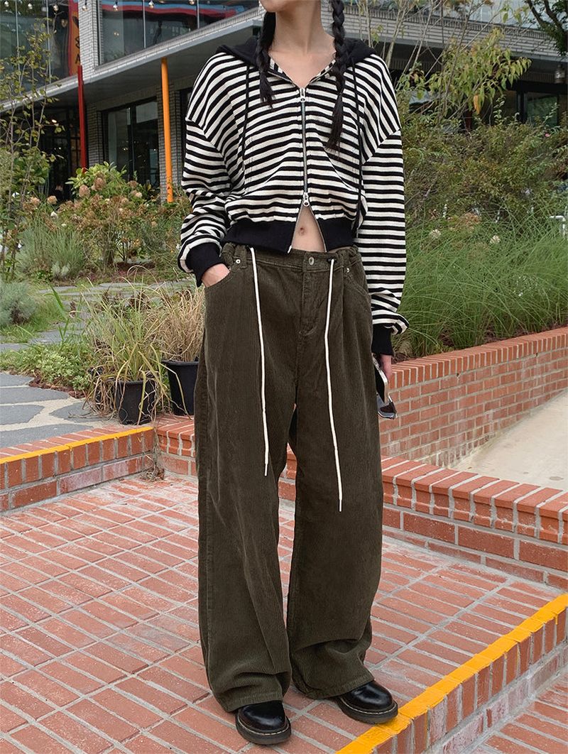 STOPPER WIDE CORDUROY PANTS (3COLOR)