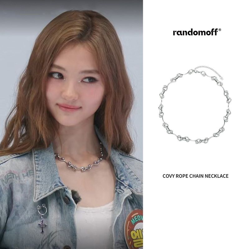 [Celeb pick] Covy rope chain Necklace