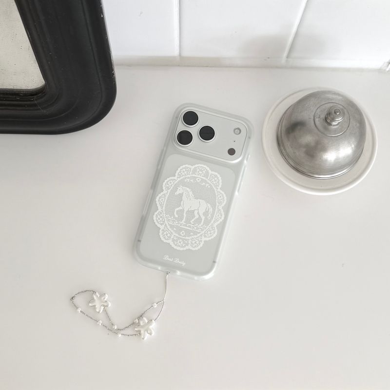 (반투명) horse lace phone case