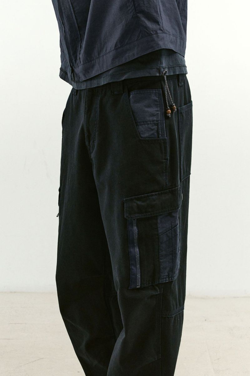 Mixed Fabric m65 Pants (Washed Navy)