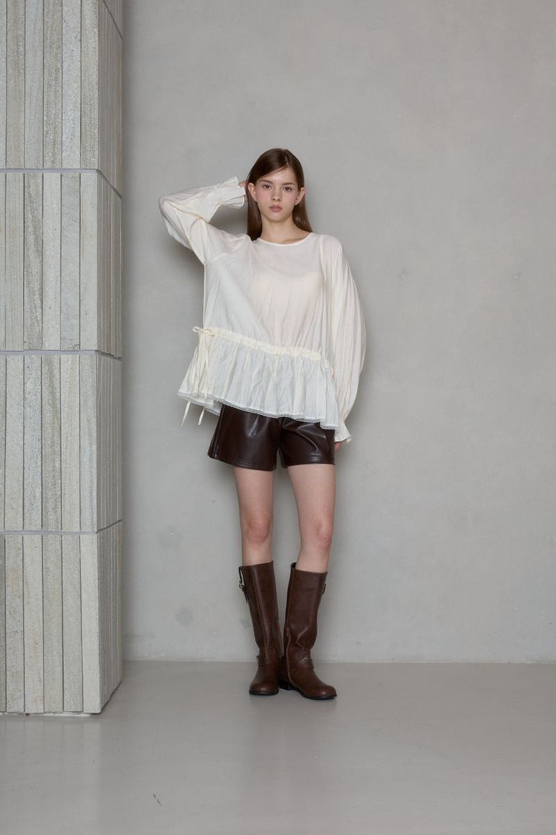 FINE LONG BLOUSE