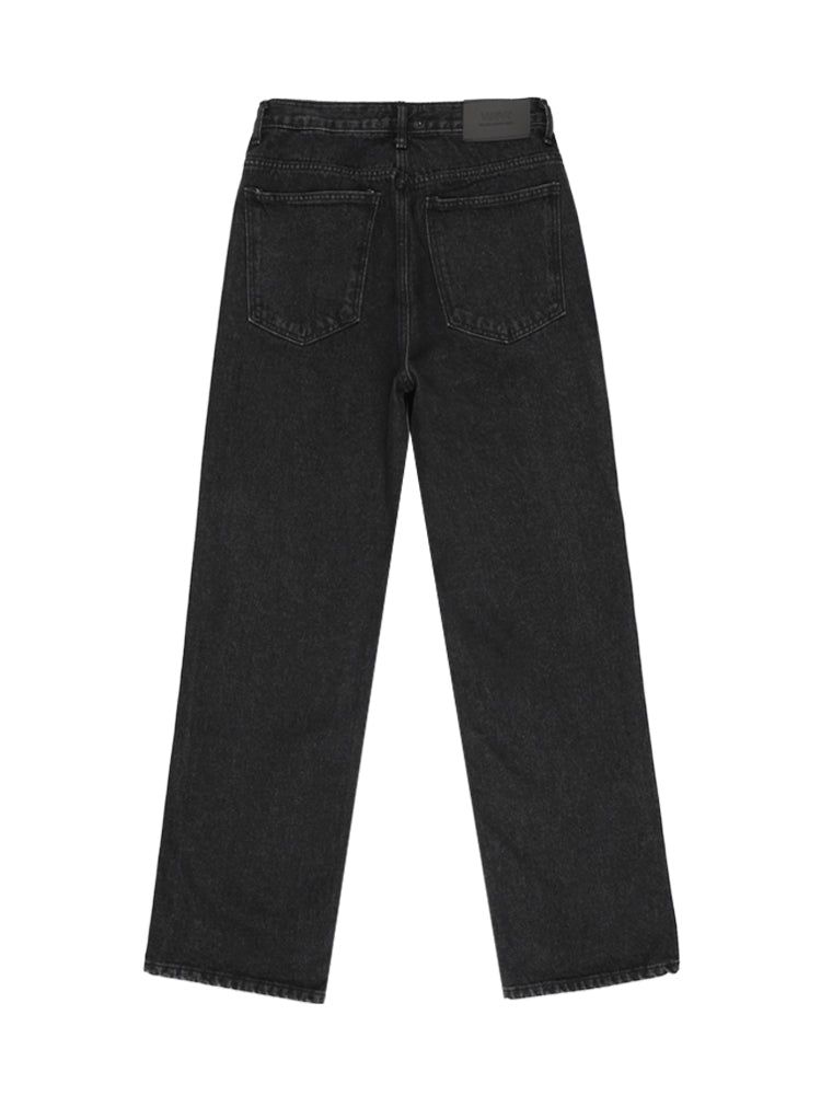 M160 WIDE DENIM PANTS_BLACK