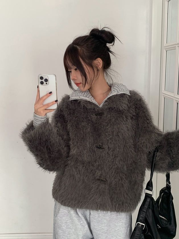 Dokyu Fur Collar Duffle Jacket