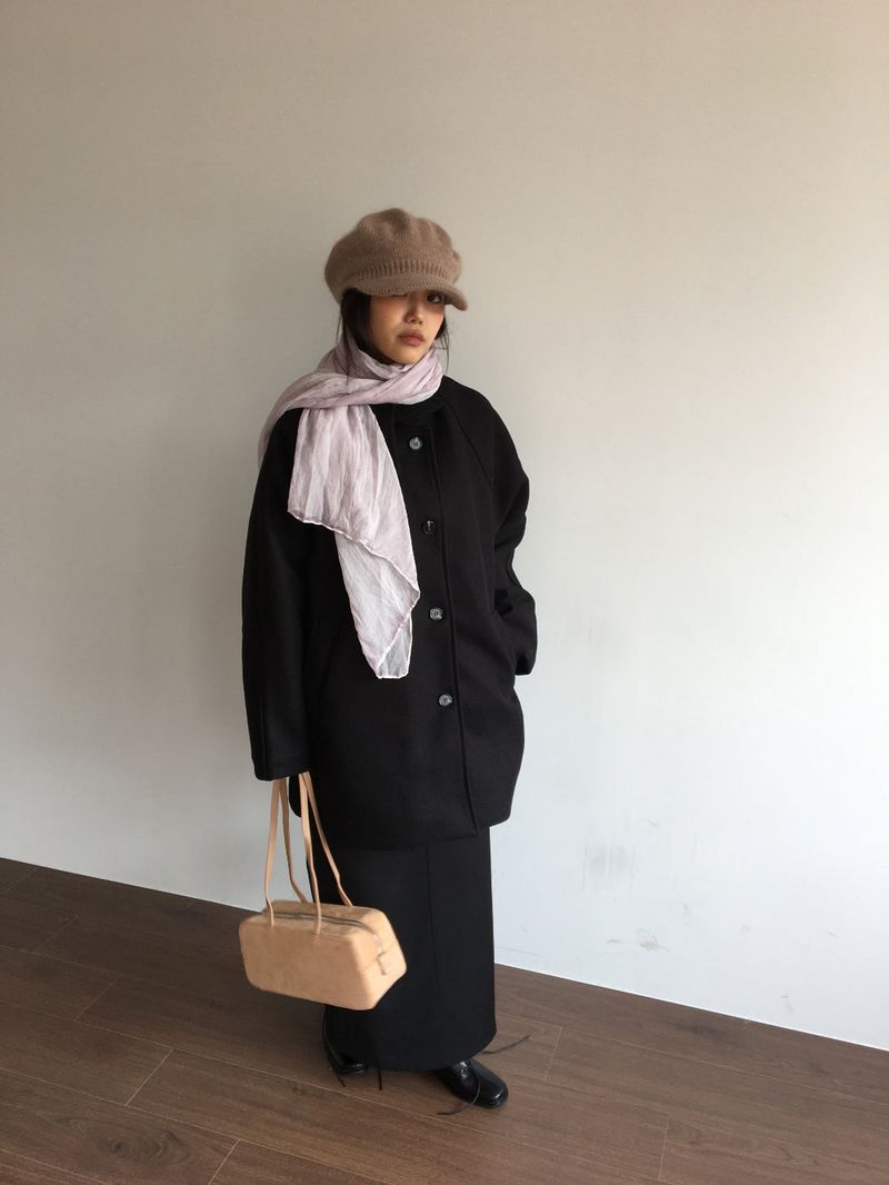 Angora Knit Beret (3color)