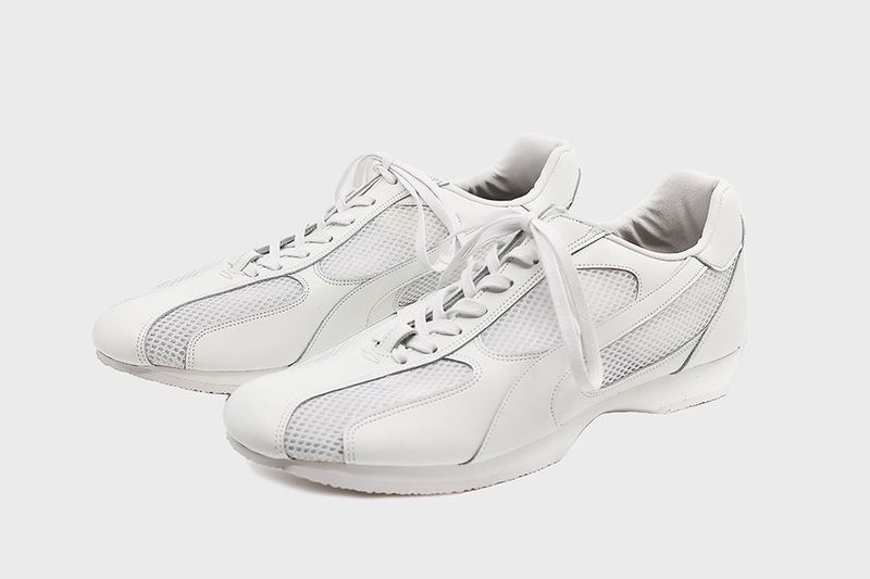 [Lab Series] Spider Leather Sneakers White