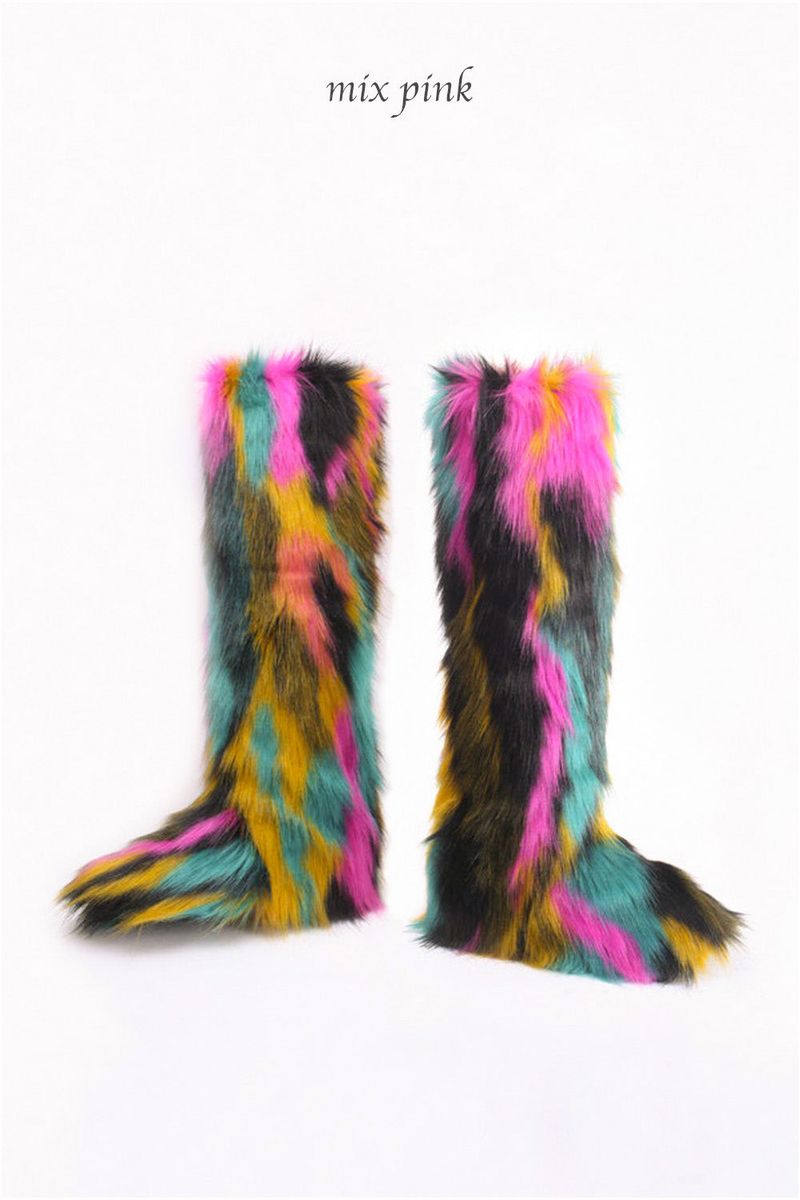 long fur boots (9 color)