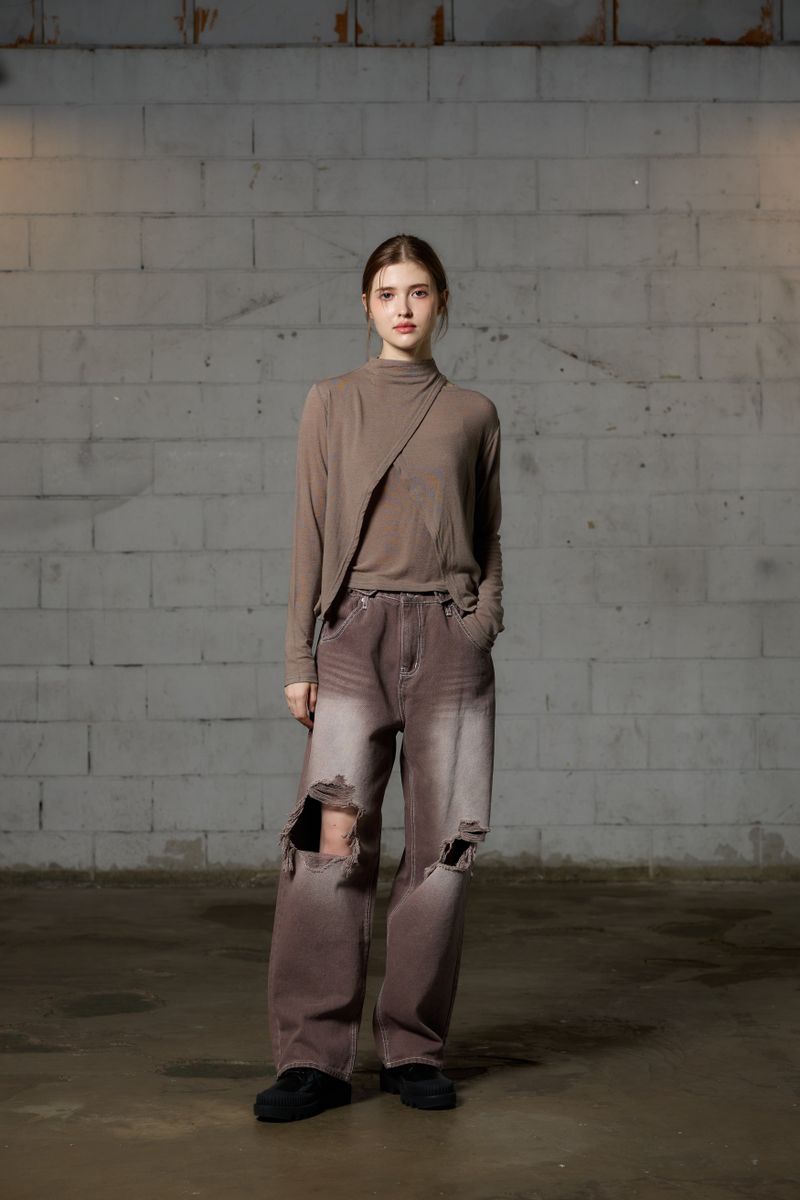 ARE WOOL LONG SLEEVE SET / MOCHA