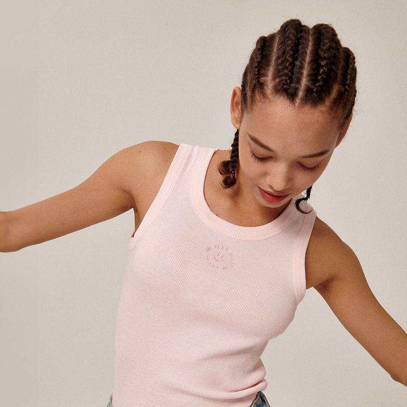 Flatwave in Seoul（フラットウェーブ イン ソウル）の「Kling Sleeveless Pink（Tops）」