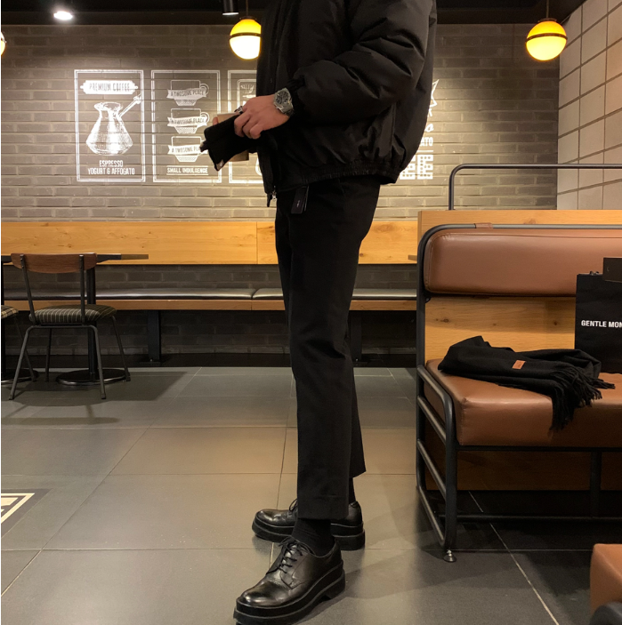 Mapper Simple Two-Way Collar Padded Jacket