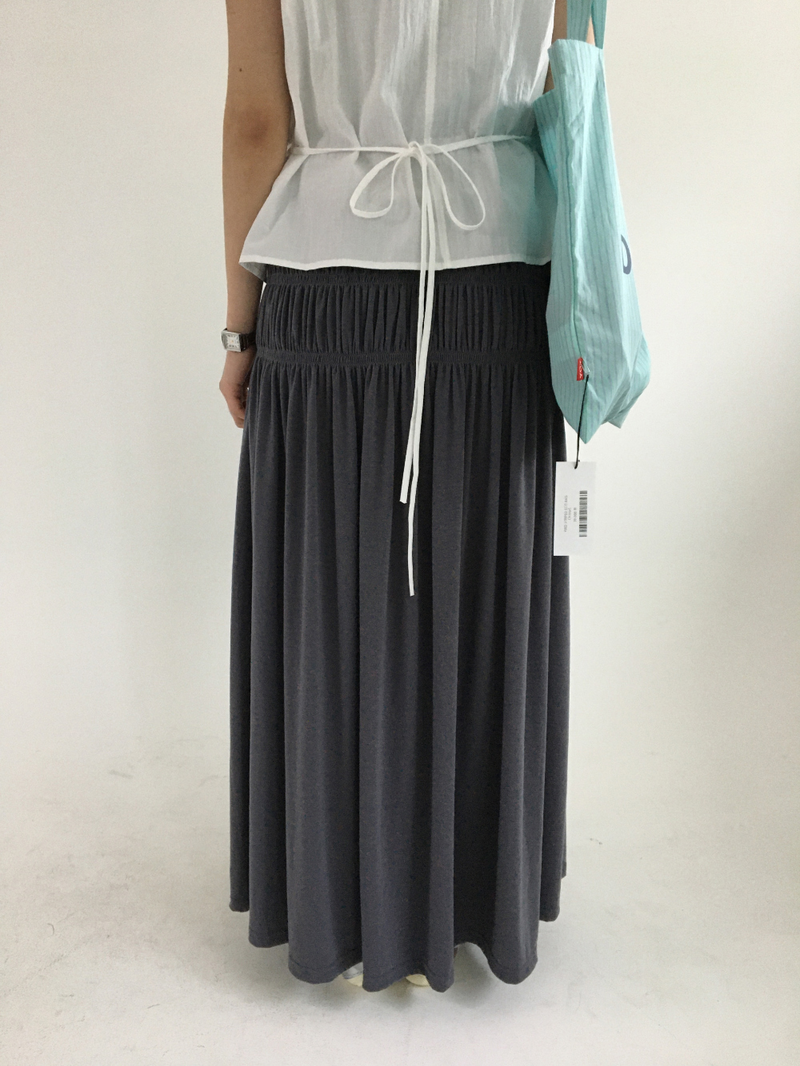 Sor Shirred Long Skirt (4color)