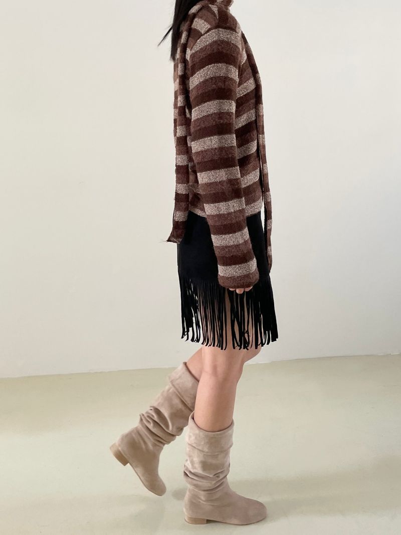 Hippy brown stripe T