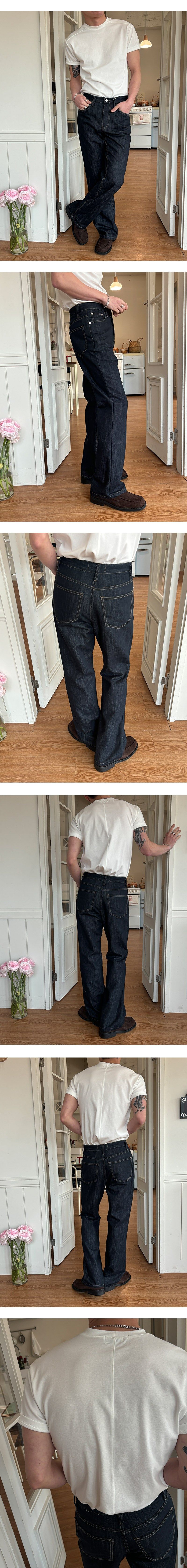  [S/S] Non pade denim flare pants(2color)