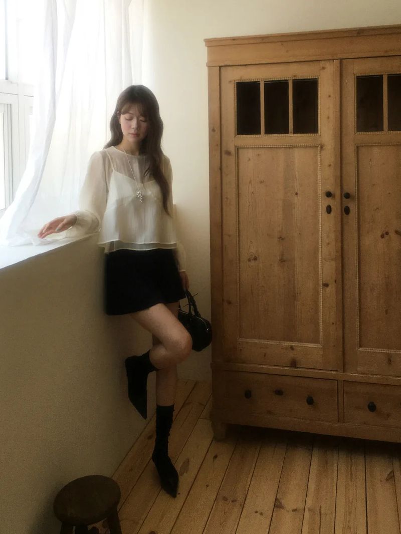 Paul bustier set blouse