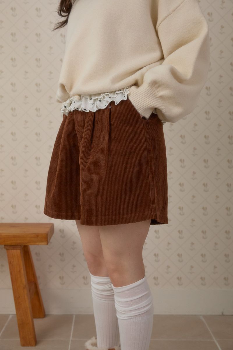 PINK PINEAPPLE(ピンクパイナップル)の「BREEZE CORDU HALF SHORTS(Pants)」