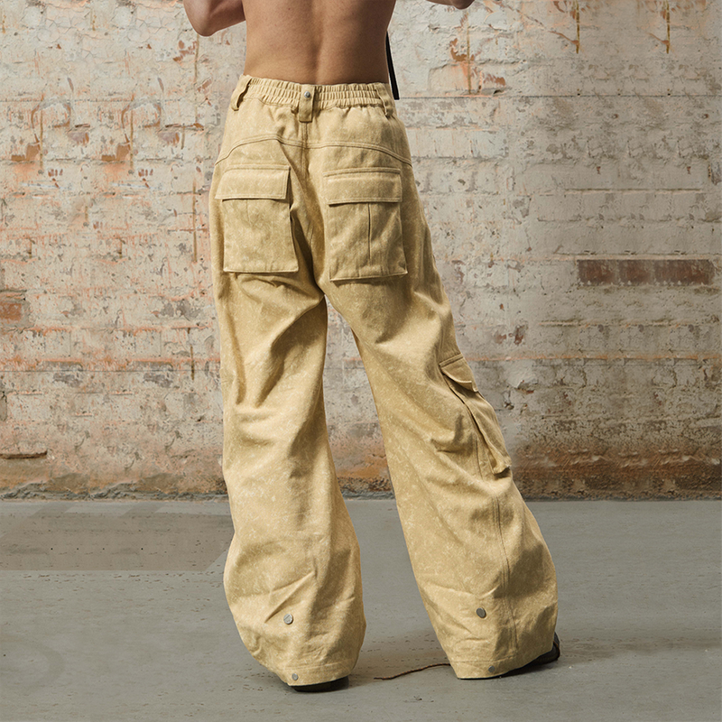 RELABEL 24SS ‘Tinker’ Detachable Tote Bag Structured Multi-pocket Sand-coloured Work Slacks