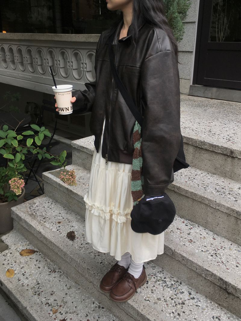 ownmind(オウンマインド)の「vintage leather jumper(Jackets/Outerwear)」