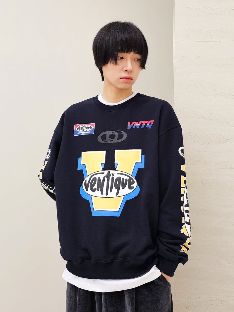 VENTIQUE Racing sweatshirt 2color