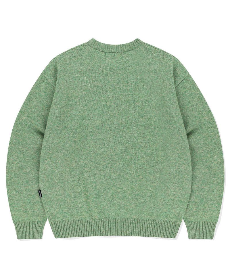 BASIC LOGO KNIT SWEATER