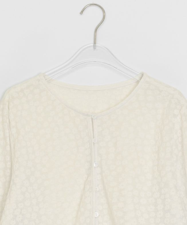 Attle Summer See-Through Flower Cardigan