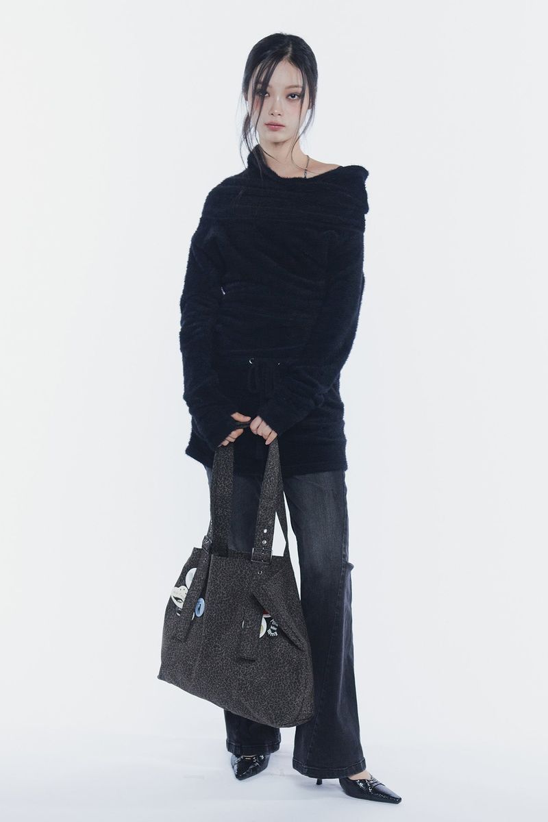 BELTED SHOULDER BAG leopard