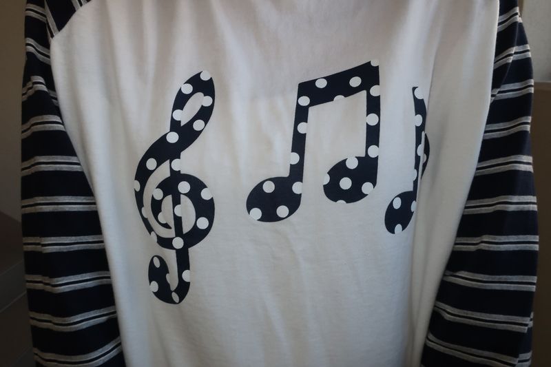 メロディラグランTシャツ