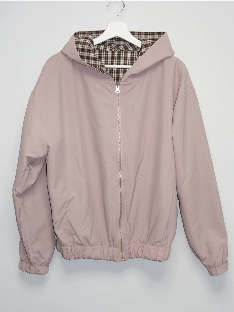crinkle reversible jacket