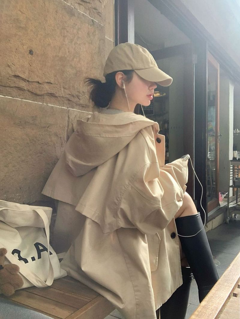 [BELLIDE MADE] half Trench jacket
