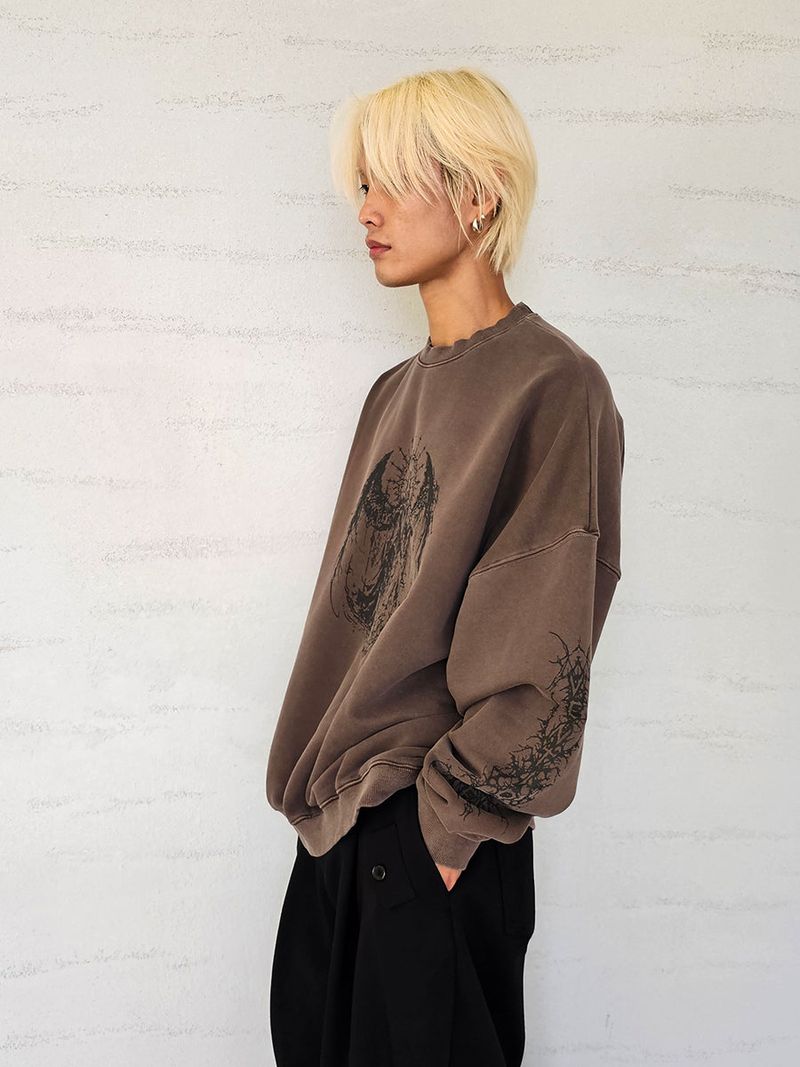 VENTIQUE Pigment Gabriel Sweatshirt 3colors