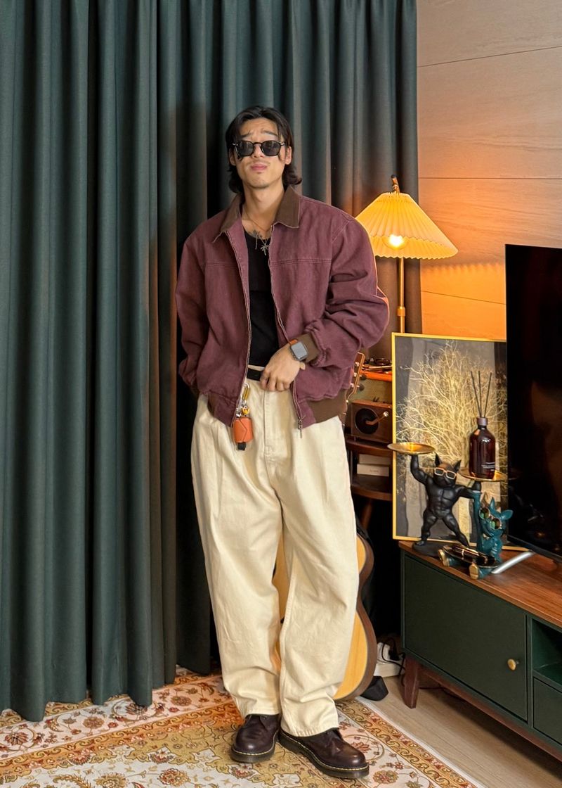 Color Matching Work Jacket 3COLOR