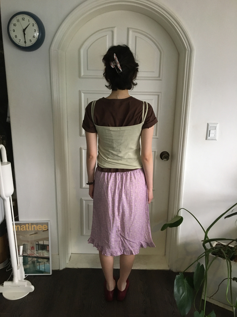 Merry Flower Frill Skirt (2color)