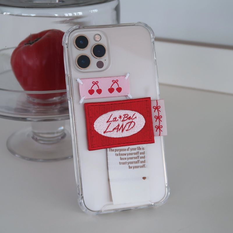 KITSCH LABEL PHONECASE (RED)