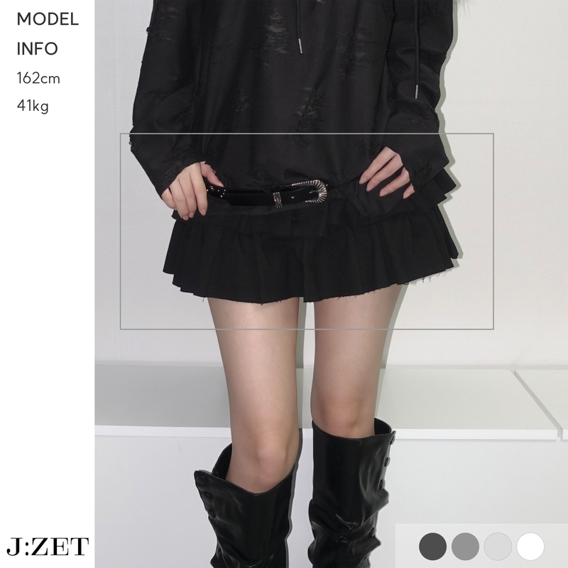 J:ZET（ジェイゼット）の「Low Frill CanCan Mini SK （Skirts）」
