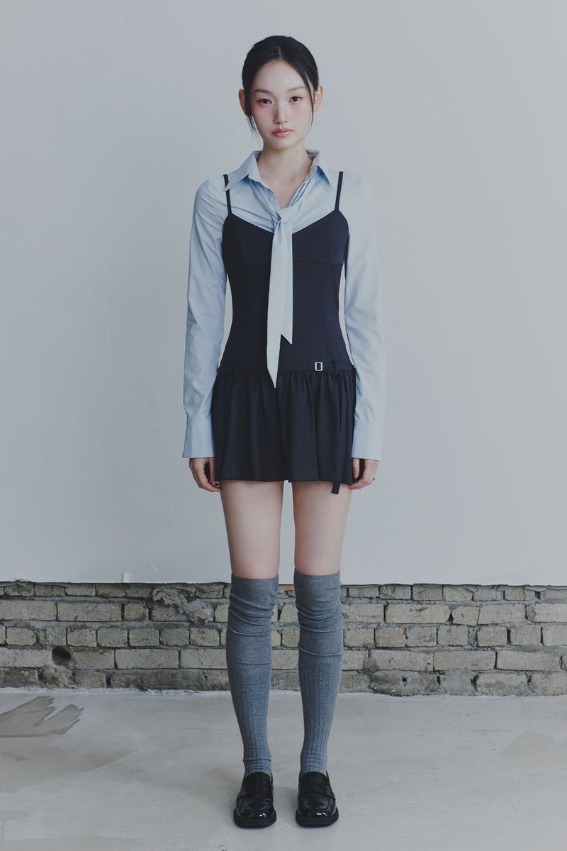 PAIN OR PLEASURE（ペインオアプレジャー）の「BIANCA DRESS charcoal（Dresses）」