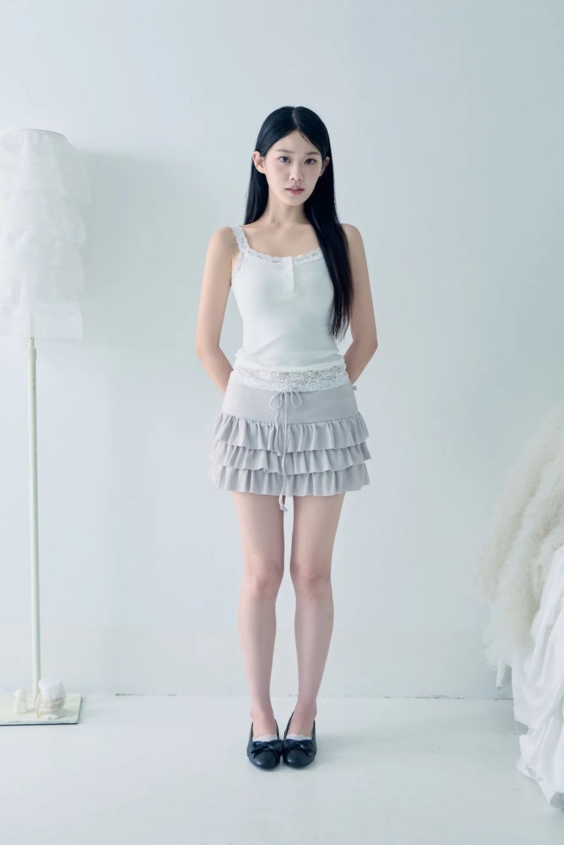 Daynee（デイニー）の「エコースカート(ミルクティー)（スカート）」