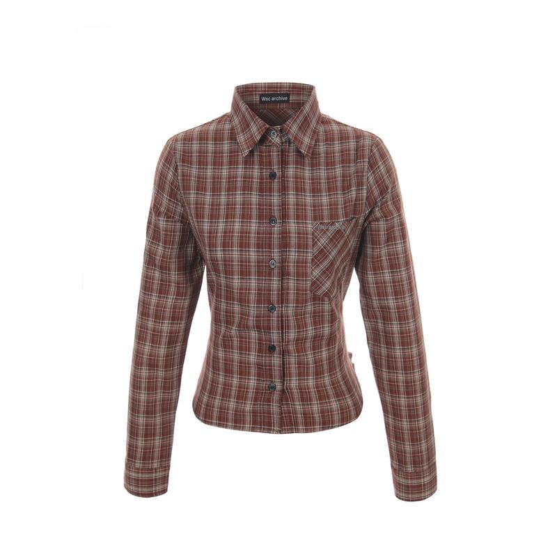 Wsc archive（ダブリューエスシーアーカイブ）の「Check tied shirt 005（Tops）」